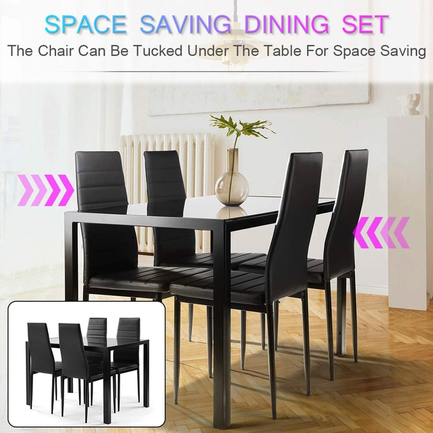 5-Piece: Dining Table Set