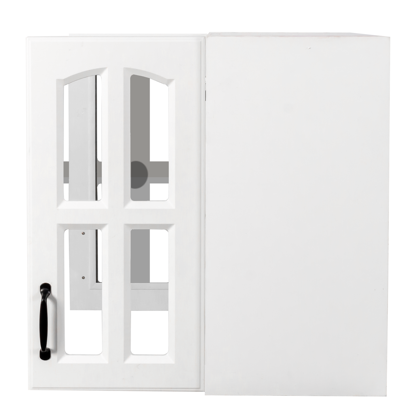 Wall Cabinet with Glass Doors
