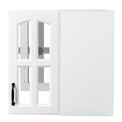 Wall Cabinet with Glass Doors