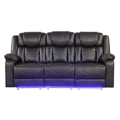 Challenger - LED Power Recliner Sofa