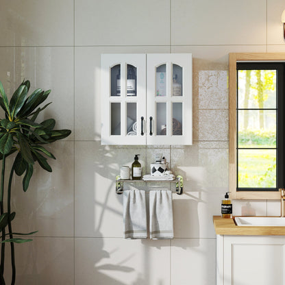Wall Cabinet with Glass Doors