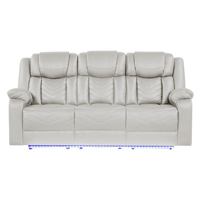Challenger - LED Power Recliner Sofa