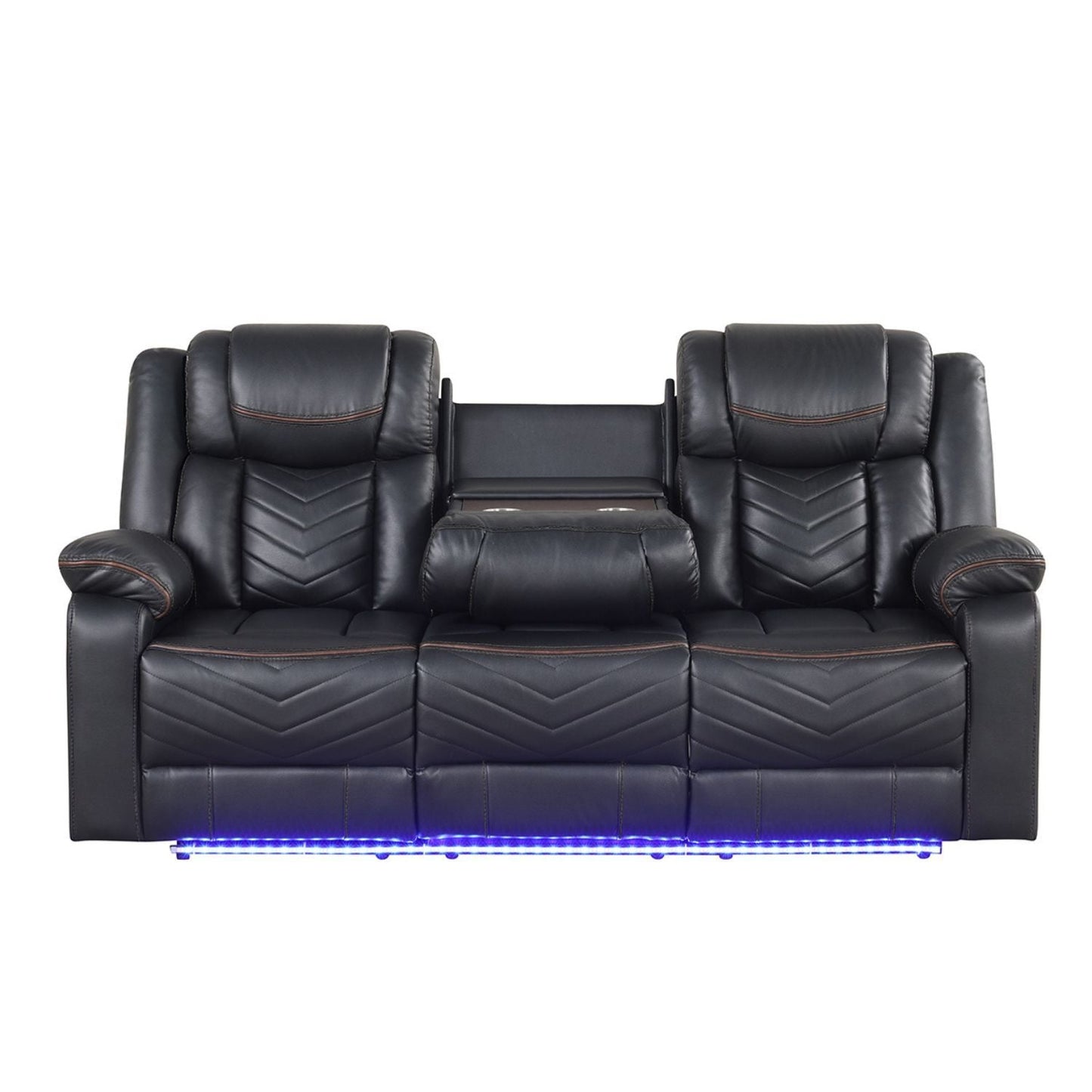 Challenger - LED Power Recliner Sofa