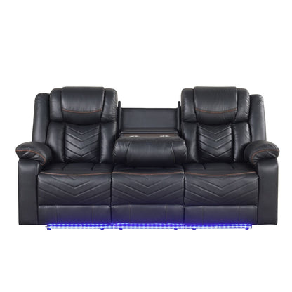 Challenger - LED Power Recliner Sofa