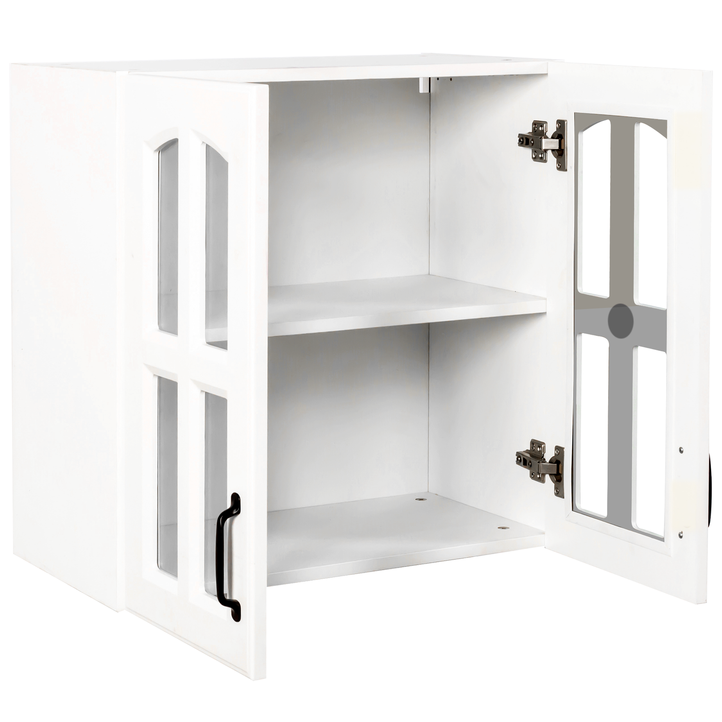 Wall Cabinet with Glass Doors