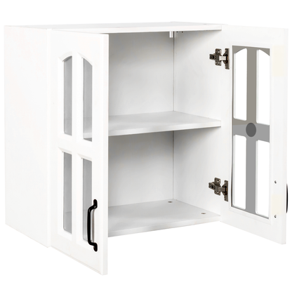 Wall Cabinet with Glass Doors