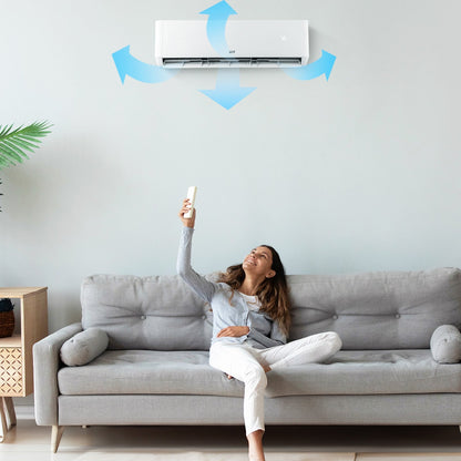 36000 BTU 4 Zone 21.5 SEER2 Mini Split AC with Heat Pump