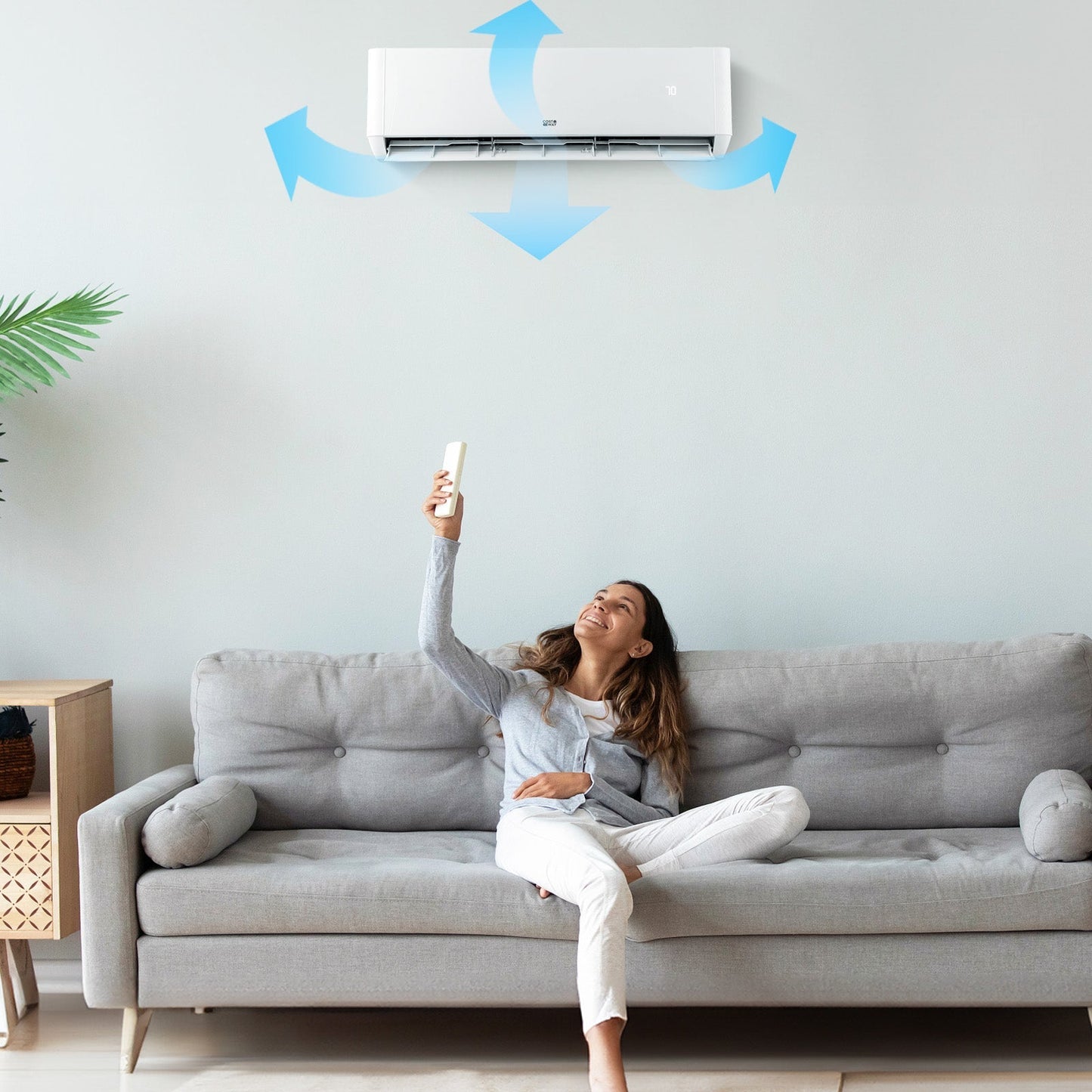 36000 BTU 4 Zone 21.5 SEER2 Mini Split AC with Heat Pump