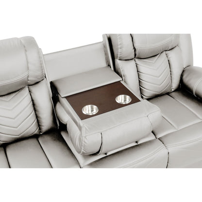Challenger - LED Power Recliner Sofa