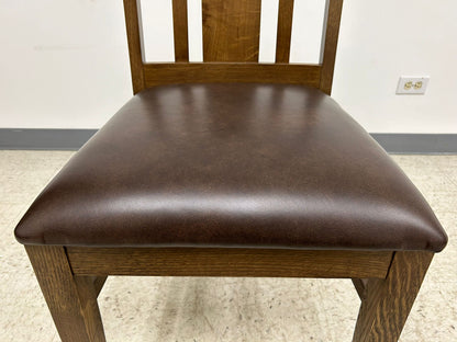 Mission Quarter Sawn Oak Round Dining Table Set - 40"