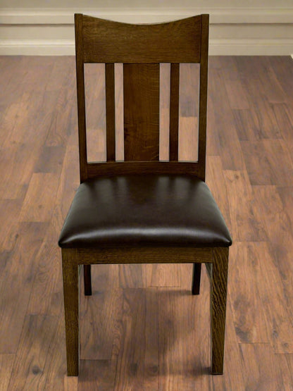 Mission Quarter Sawn Oak Round Dining Table Set - 40"