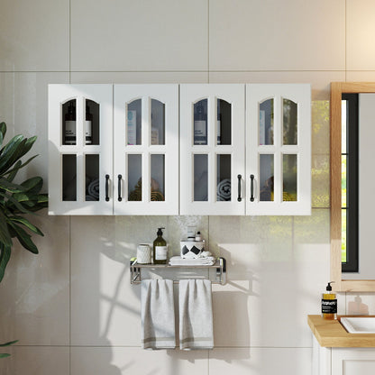 Wall Cabinet with Glass Doors