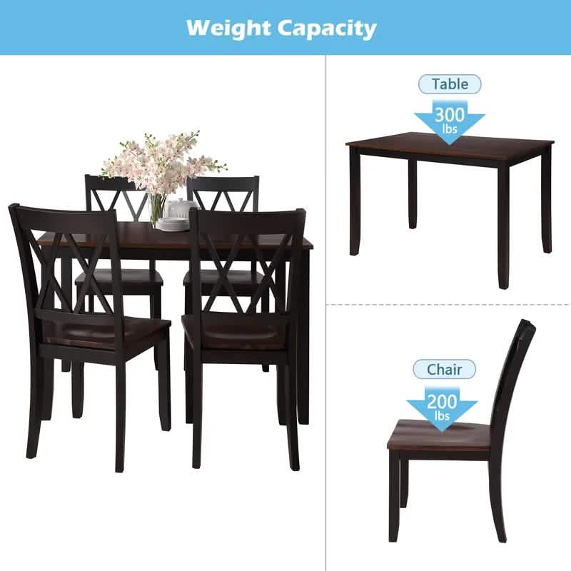 5-Piece: Dining Table Set