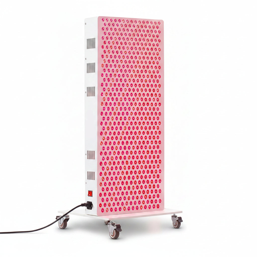 Red Light Therapy Panel for Body, 7 Wavelengths (630, 660, 780, 810, 850, 940, 1060 Nm), 580Leds, Near‑Infrared Light Wellness Device with Adjustable Intensity, Home Use
