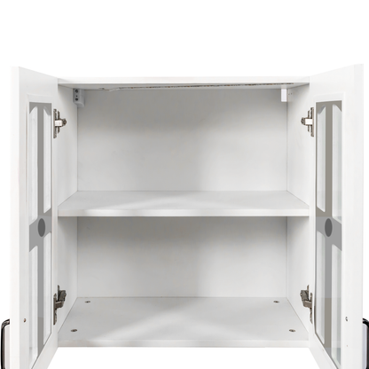 Wall Cabinet with Glass Doors