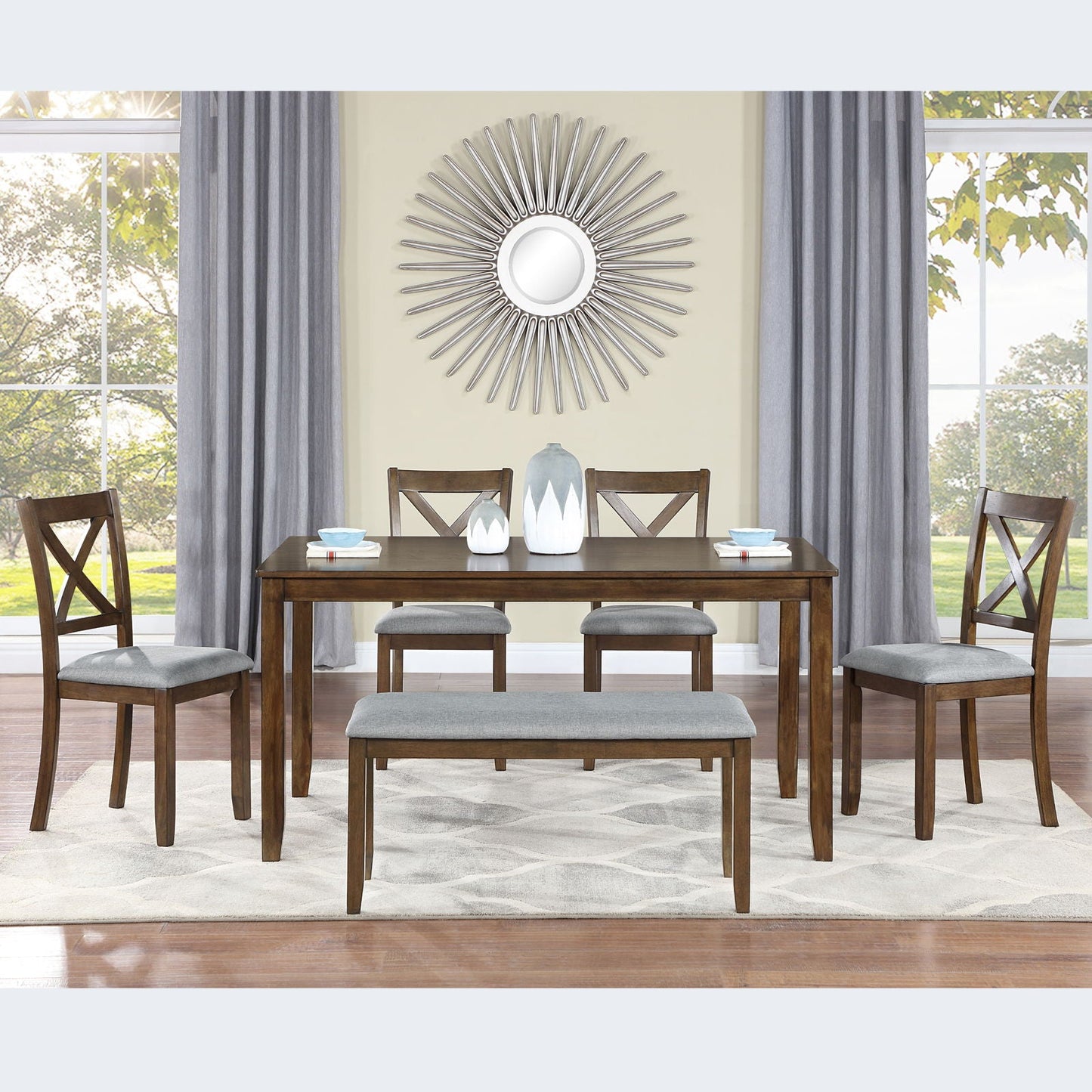Kitchen Dining Set, Rectangular Dining Table