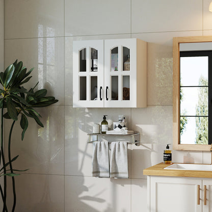 Wall Cabinet with Glass Doors