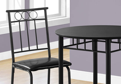 3-Piece Dining Table Set, Small, 30" Round