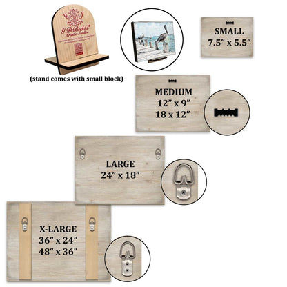 Patriotic American Wreath Wooden Wall Art by D. Gelsinger - American Patriotic Décor - 95609B-1716