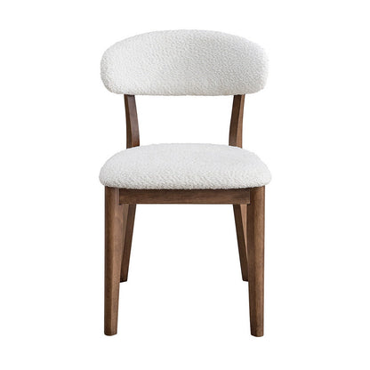 ACTU Scandinavian Dining Table Set with Upholstered Chairs for Small Spaces (Seats 4–6)