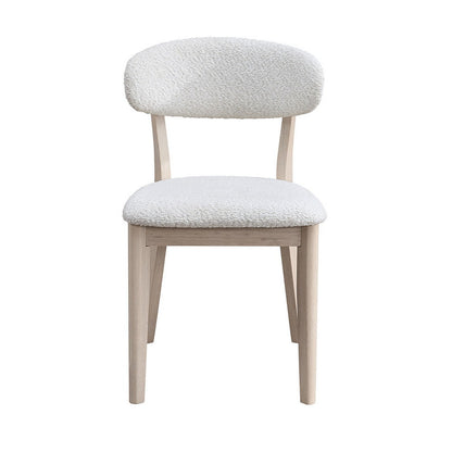ACTU Scandinavian Dining Table Set with Upholstered Chairs for Small Spaces (Seats 4–6)