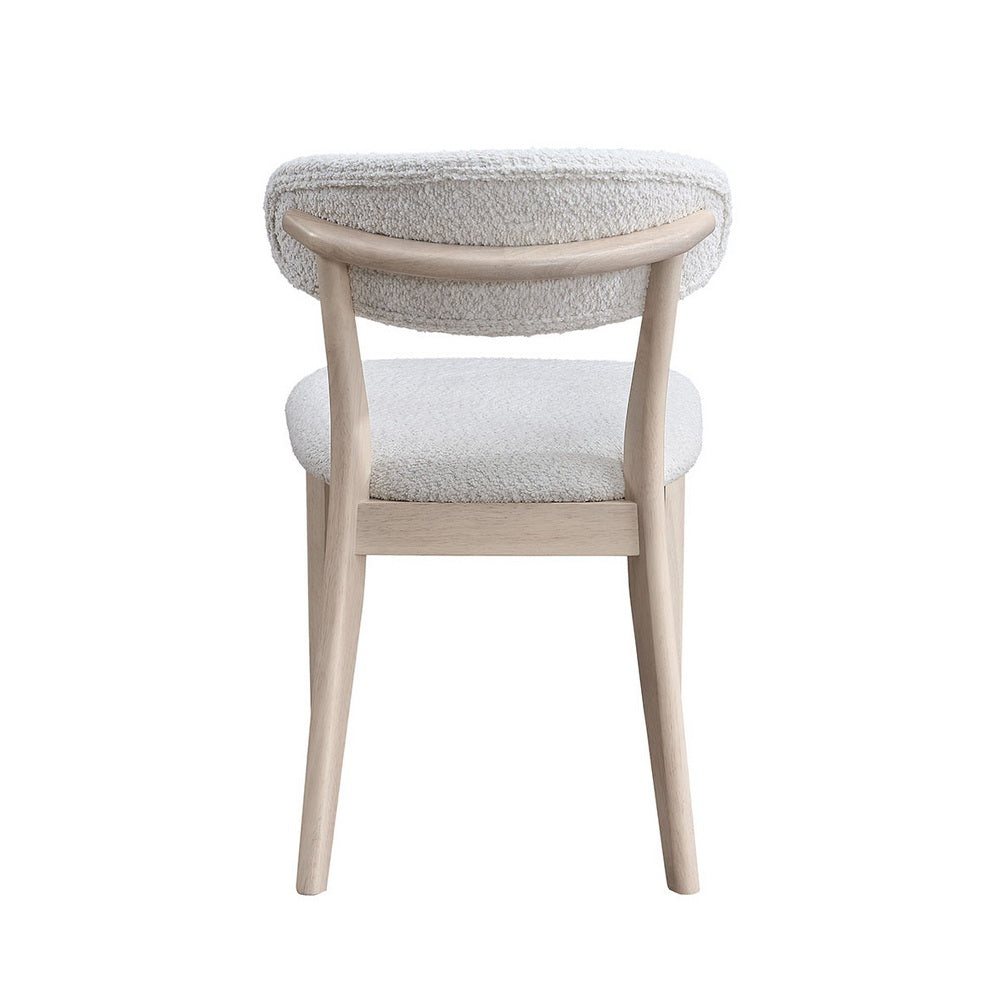ACTU Scandinavian Dining Table Set with Upholstered Chairs for Small Spaces (Seats 4–6)