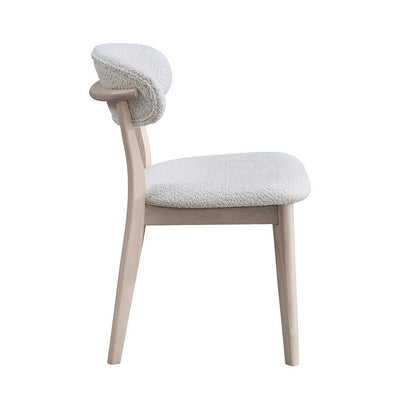 ACTU Scandinavian Dining Table Set with Upholstered Chairs for Small Spaces (Seats 4–6)
