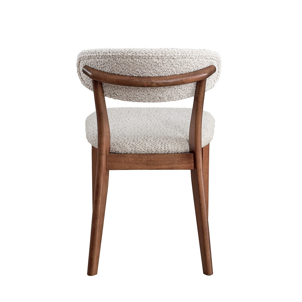ACTU Scandinavian Dining Table Set with Upholstered Chairs for Small Spaces (Seats 4–6)