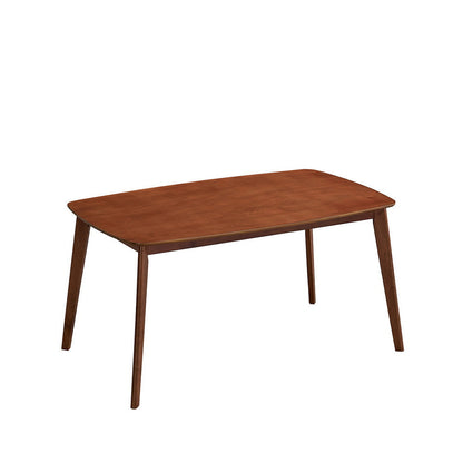 ACTU Scandinavian Dining Table Set with Upholstered Chairs for Small Spaces (Seats 4–6)