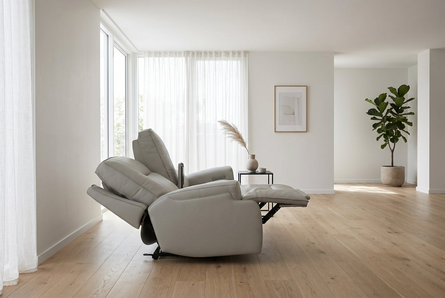 Atlas Fog 3-Piece Power Reclining Living Room Set