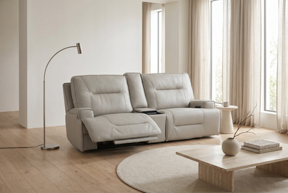 Atlas Fog 3-Piece Power Reclining Living Room Set