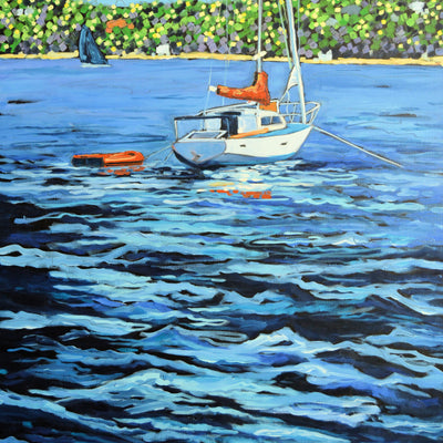 "Anchored" Giclee Print on Paper or Canvas. Michigan Artist Christi Dreese