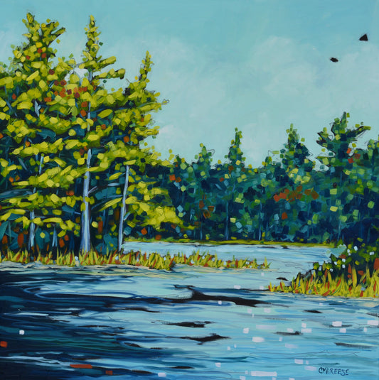 "A Time to Reflect" Giclee Print on Paper or Canvas. Michigan Artist Christi Dreese