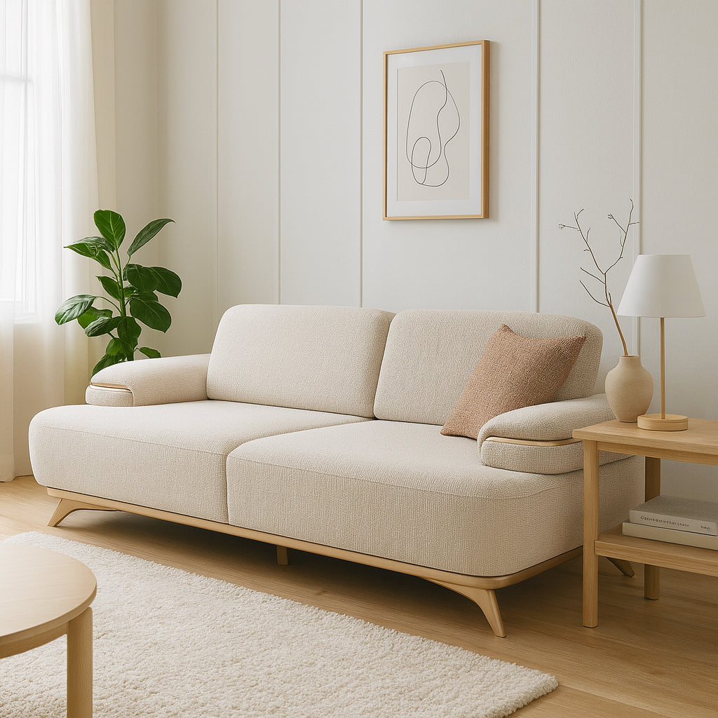 Lara Luxe Expandable Deep- 3 Seater Sofa (94")
