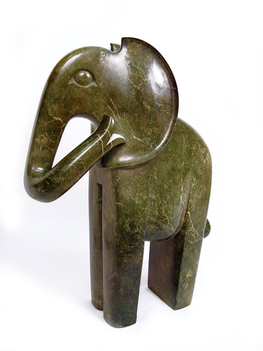 Majestic Large Elephant - One of a Kind Sculpture