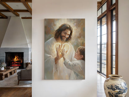 In His Hands | Canvas Artwork