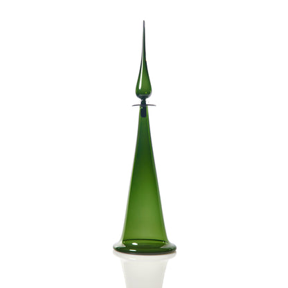Large Fluted Cone Decanter