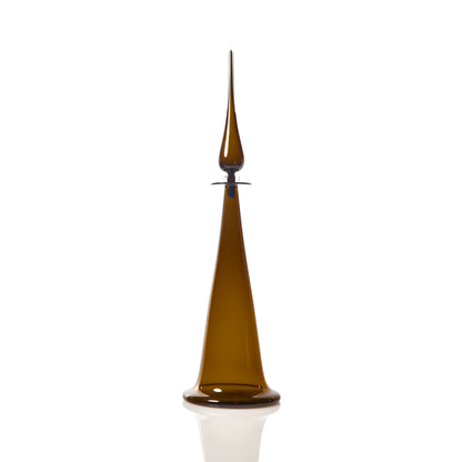 Large Fluted Cone Decanter