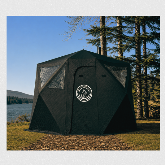Nova 4 Portable Sauna Tent for 4 – Heats to 200°F in 30 Min, All-Weather, Sets Up in 10 Min