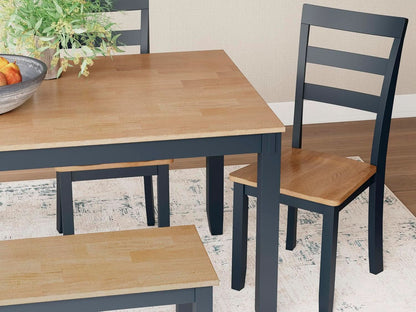 Intercontinental Mango Wood Dining Table Set Cerulean