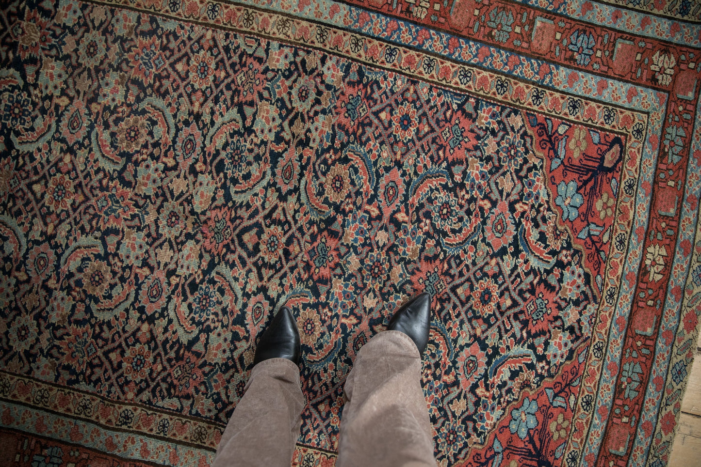 5x9.5 Antique Malayer Carpet