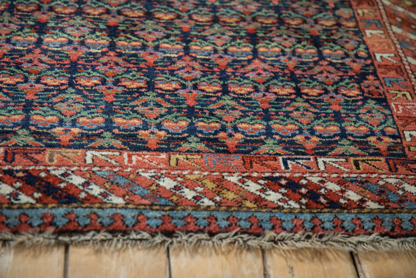 4x7 Vintage Kurdish Rug