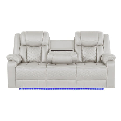 Challenger - LED Power Recliner Sofa