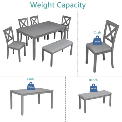 Kitchen Dining Set, Rectangular Dining Table
