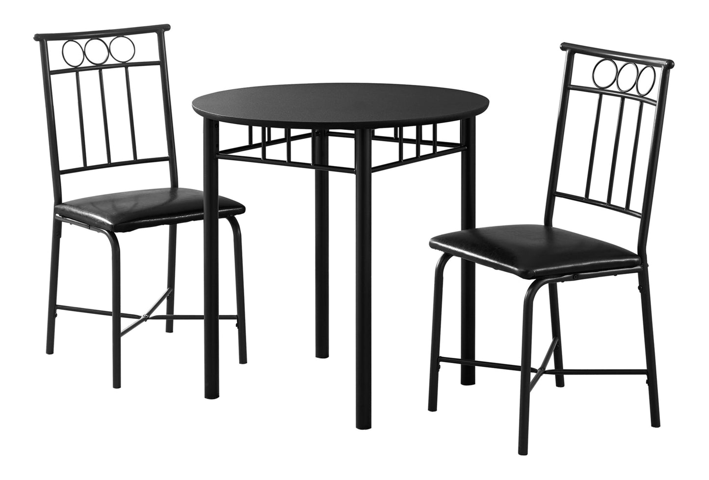 3-Piece Dining Table Set, Small, 30" Round