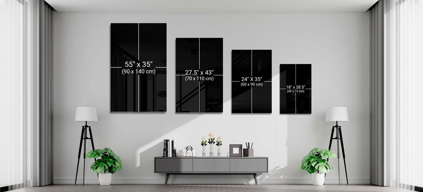 Silver Spoons Row Of Colorful Spices Glass Wall Art