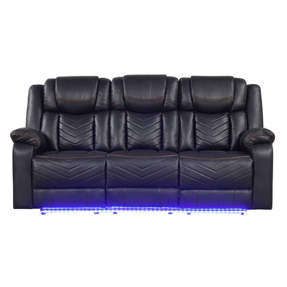 Challenger - LED Power Recliner Sofa
