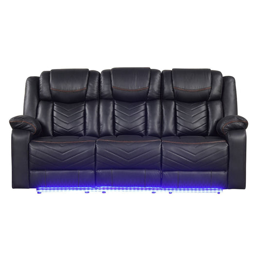 Challenger - LED Power Recliner Sofa