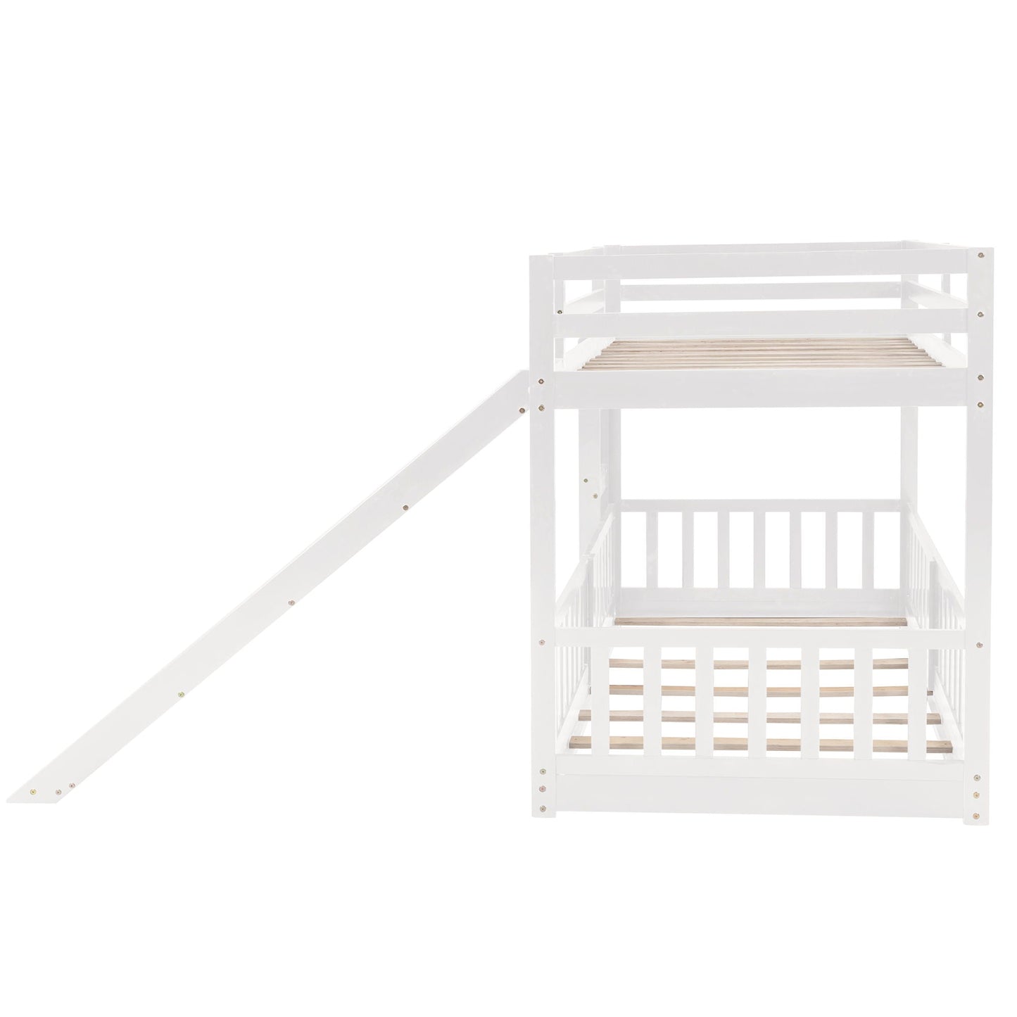 Functional Bunk Bed & Convertible Ladder And Slide