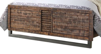 Andria Reclaimed Oak Panel Bed